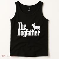 French Bulldog Father Dad The Dogfather Tank Top thumb 2