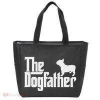 French Bulldog Father Dad The Dogfather Tote Bag thumb 0