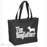 French Bulldog Father Dad The Dogfather Tote Bag thumb 2