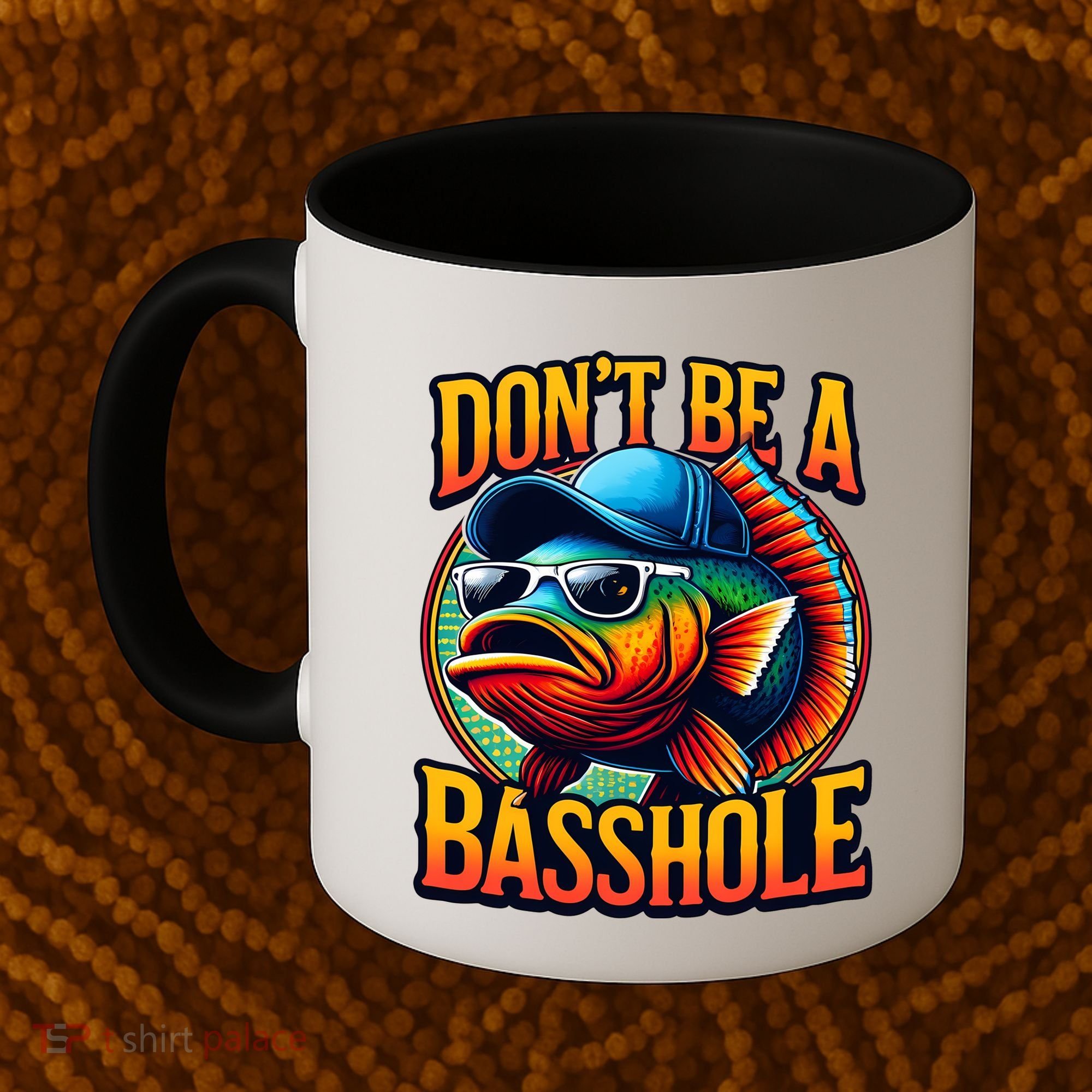 Funny Bass Fish Coffee Mug