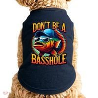Funny Bass Fish Doggie Tank thumb 0