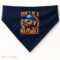 Funny Bass Fish USA-Made Doggie Bandana thumb 0