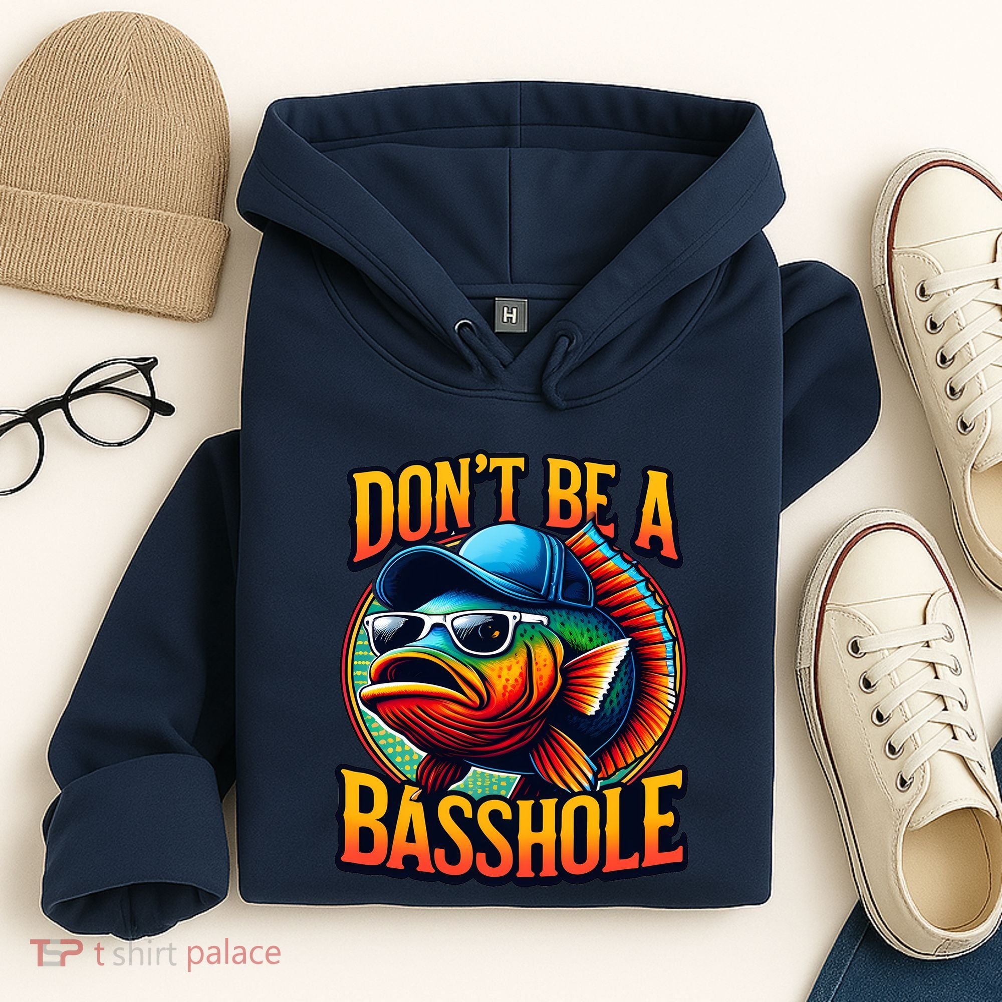 Funny Bass Fish Hoodie