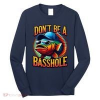 Funny Bass Fish Long Sleeve Shirt thumb 0