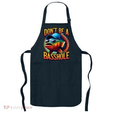 Funny Bass Fish Apron