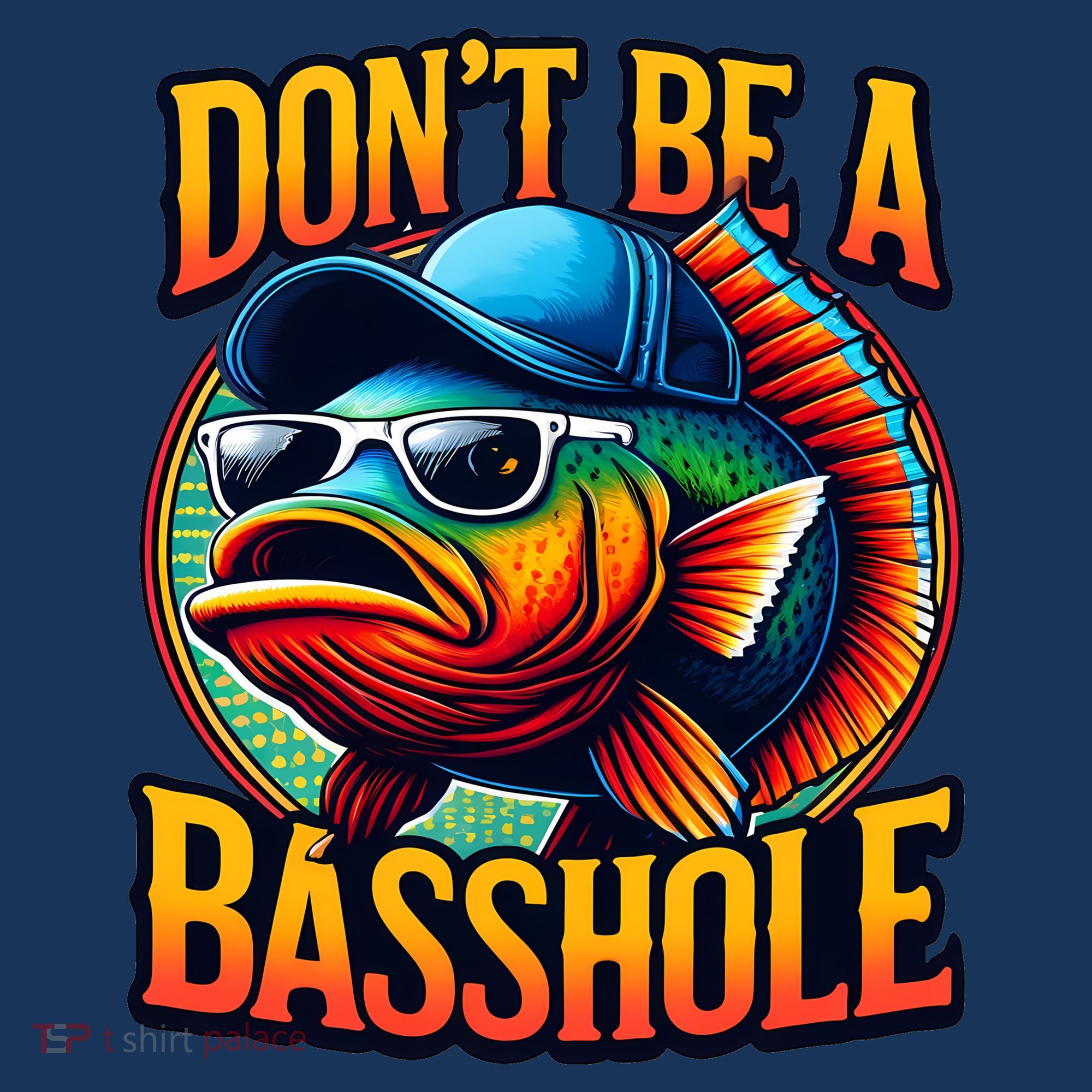 Funny Bass Fish Apron