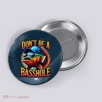 Funny Bass Fish Button thumb 0