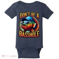 Funny Bass Fish Baby Bodysuit thumb 0