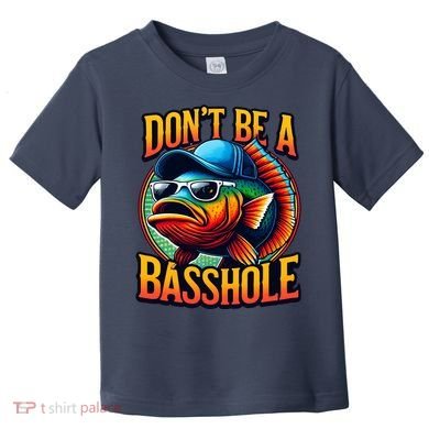 Funny Bass Fish Toddler T-Shirt