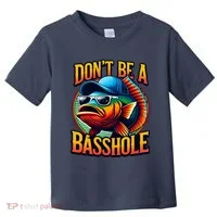 Funny Bass Fish Toddler T-Shirt thumb 0