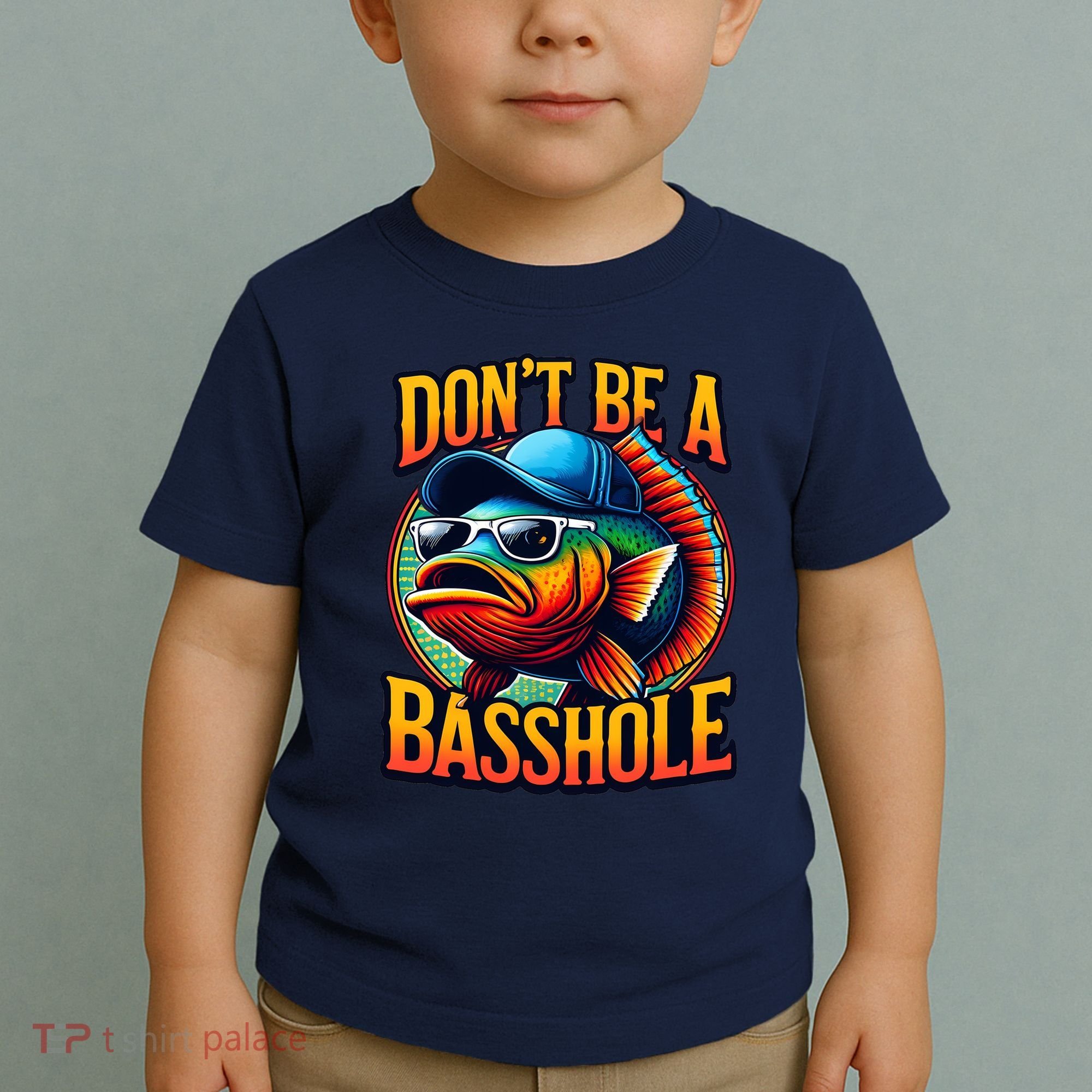 Funny Bass Fish Toddler T-Shirt