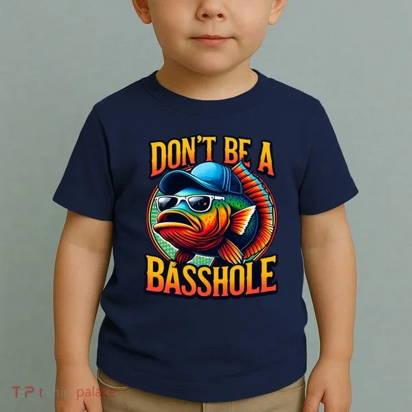 Funny Bass Fish Toddler T-Shirt