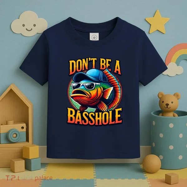 Funny Bass Fish Toddler T-Shirt