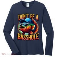 Funny Bass Fish Women's Long Sleeve Shirt thumb 0