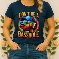 Funny Bass Fish Women's T-Shirt thumb 2