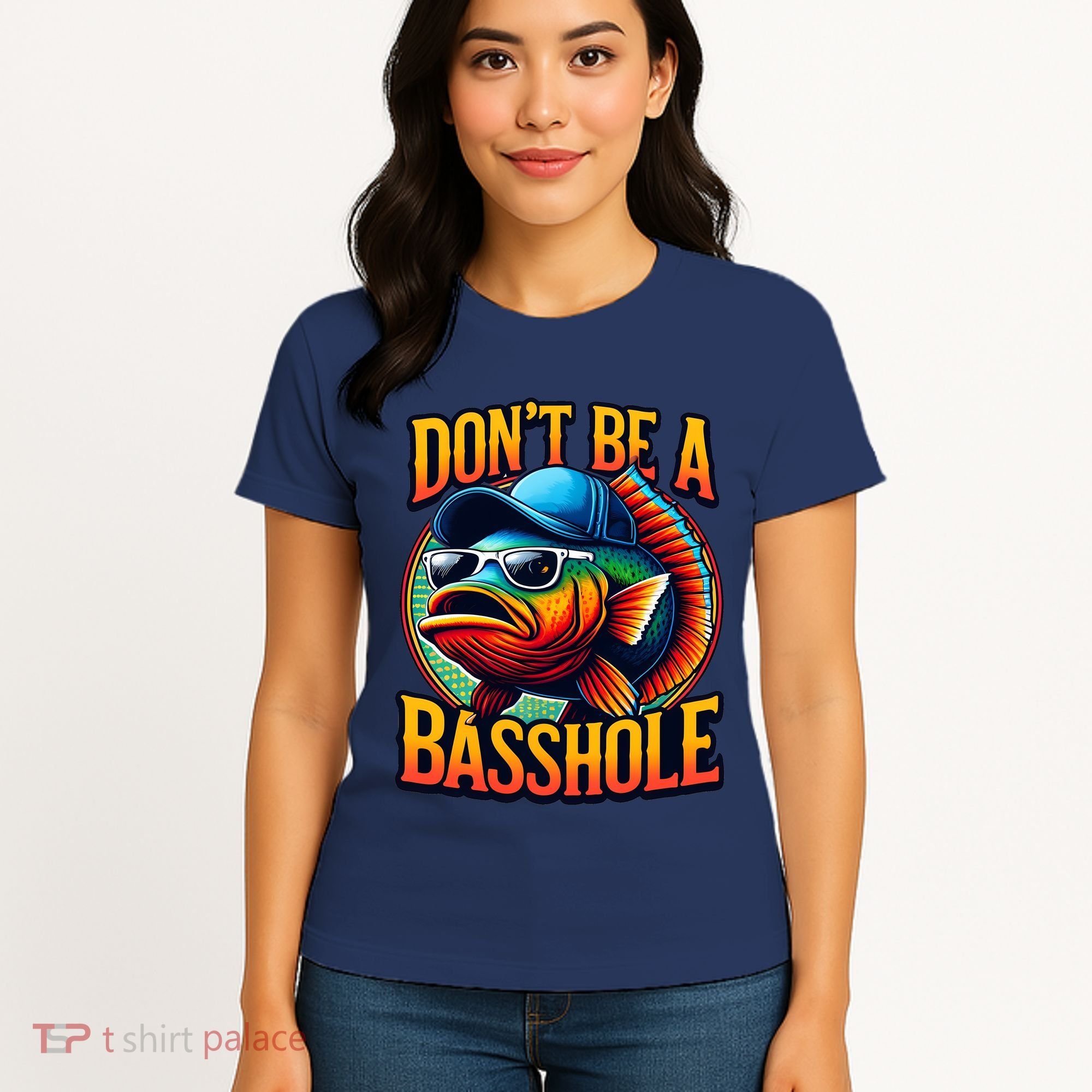 Funny Bass Fish Women's T-Shirt