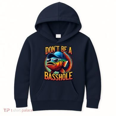 Funny Bass Fish Kids Hoodie
