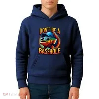 Funny Bass Fish Kids Hoodie thumb 4