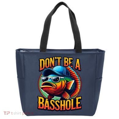 Funny Bass Fish Tote Bag