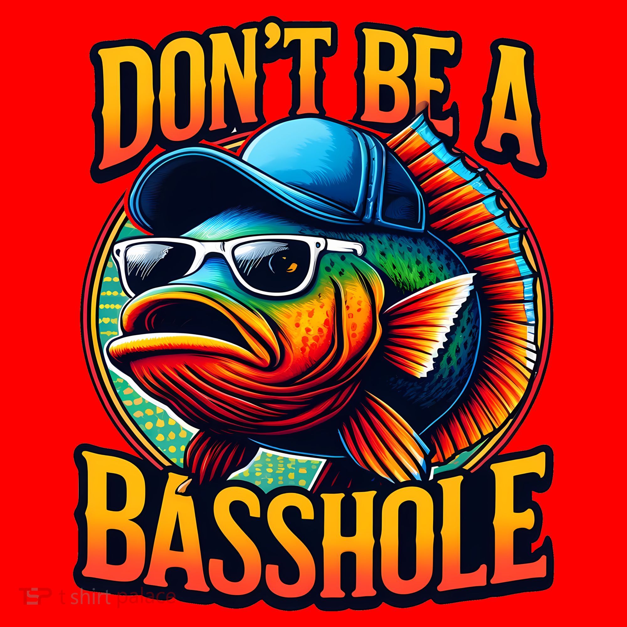 Funny Bass Fish Santa Hat
