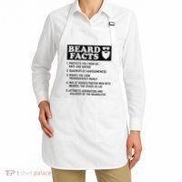 Funny Beard Facts Protects Ageing Makes Manly Bearded Dad Apron thumb 2