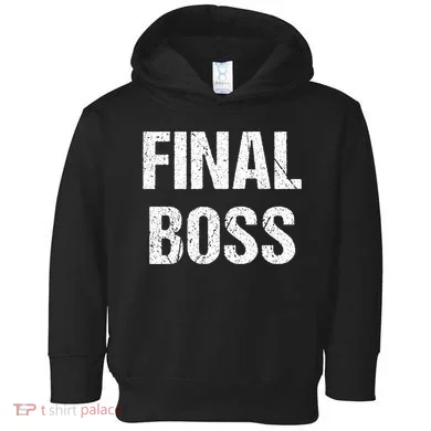 Final Boss Toddler Hoodie