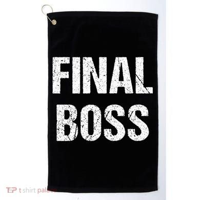 Final Boss Golf Towel
