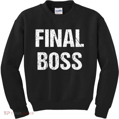 Final Boss Kids Sweatshirt