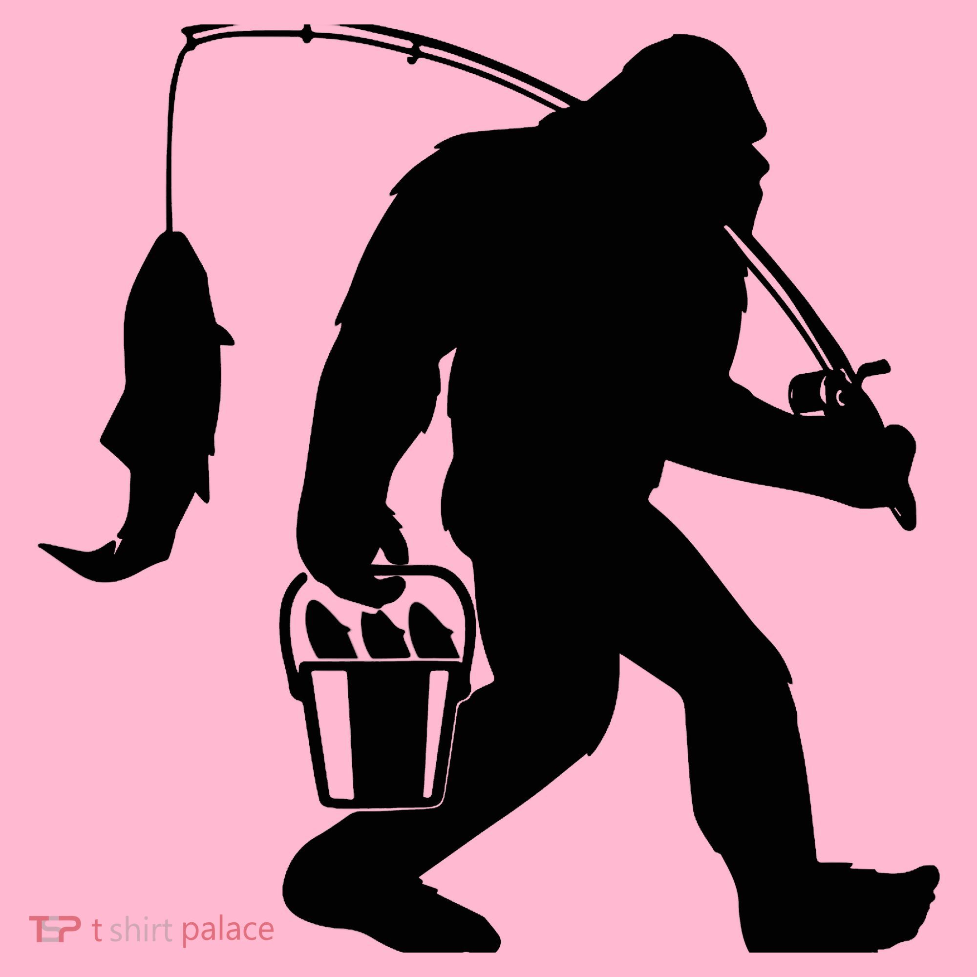 Funny Bigfoot Fishing Sasquatch Gift Coaster