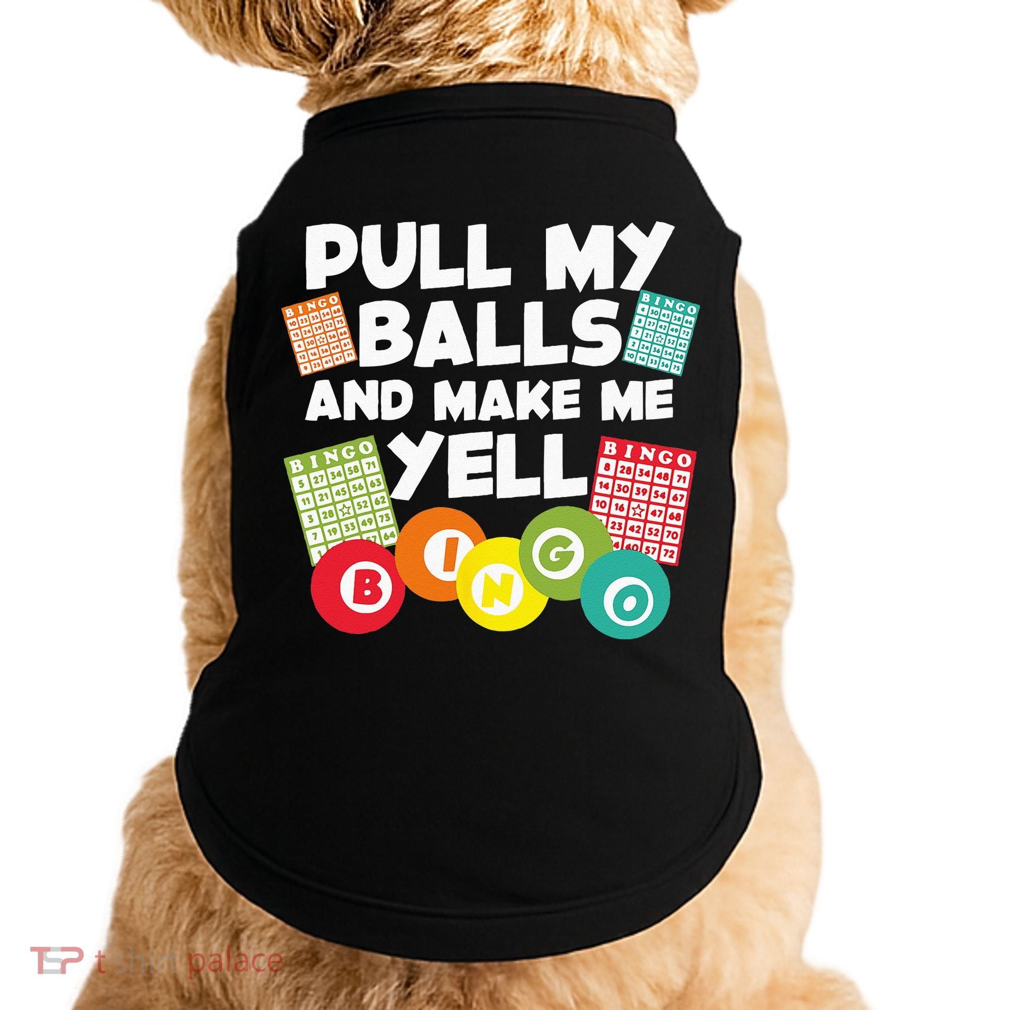 Funny Bingo For Men Women Lucky Bingo Lover Caller Gambling Doggie Tank