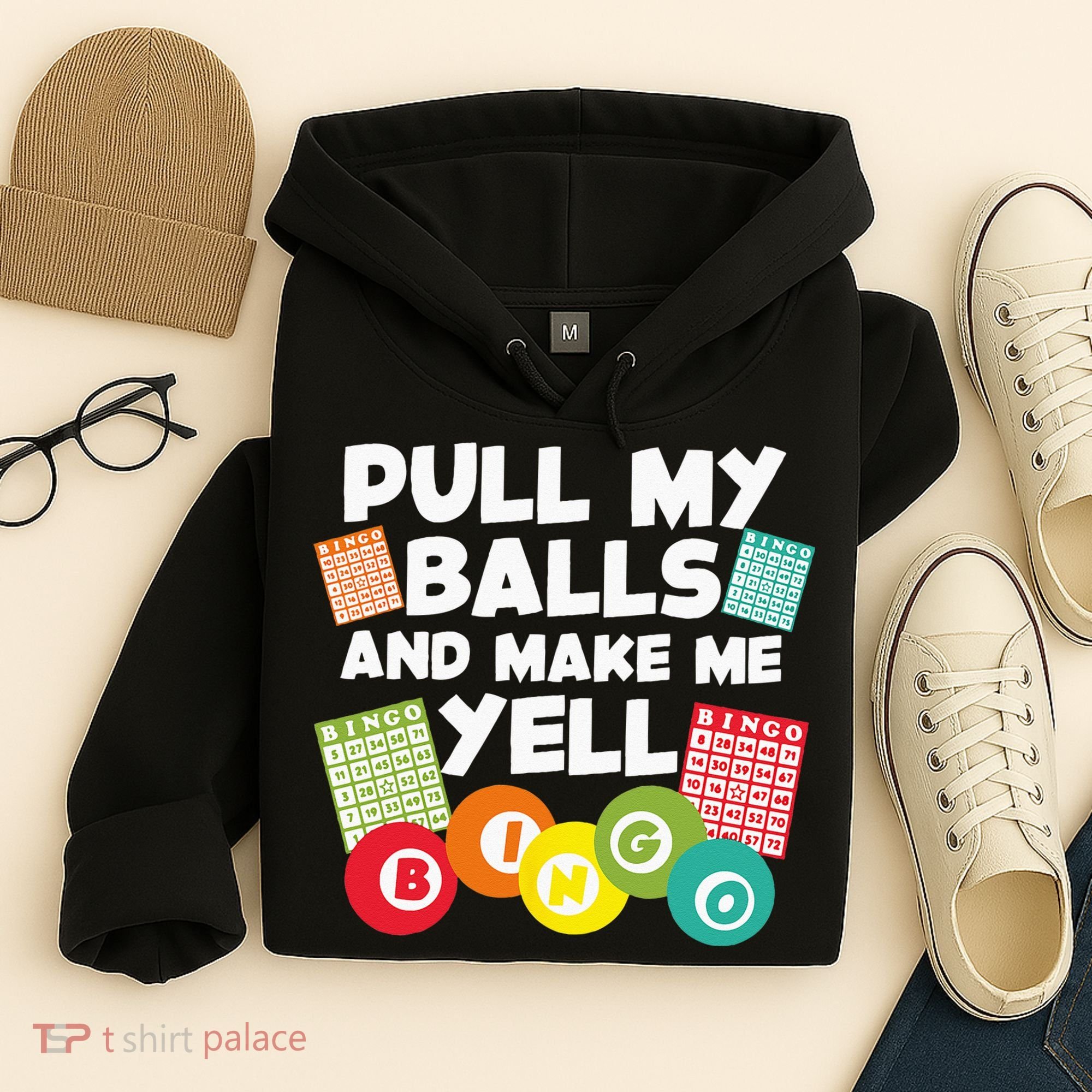 Funny Bingo For Men Women Lucky Bingo Lover Caller Gambling Hoodie
