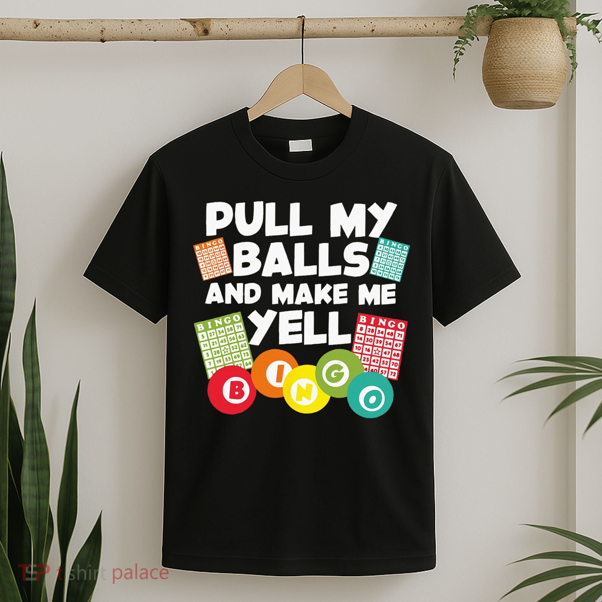 Funny Bingo For Men Women Lucky Bingo Lover Caller Gambling T-Shirt
