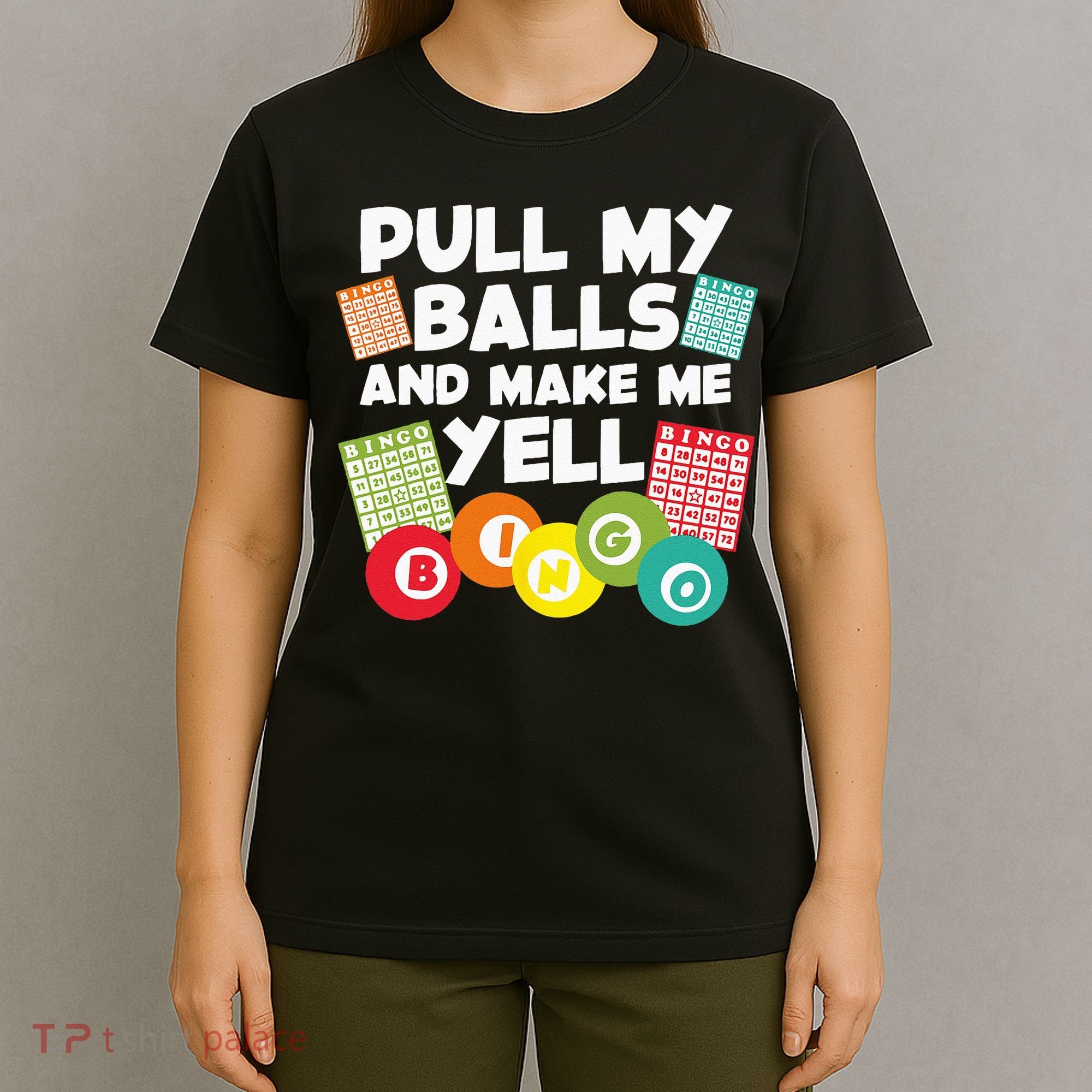 Funny Bingo For Men Women Lucky Bingo Lover Caller Gambling T-Shirt