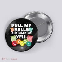 Funny Bingo For Men Women Lucky Bingo Lover Caller Gambling Button thumb 0