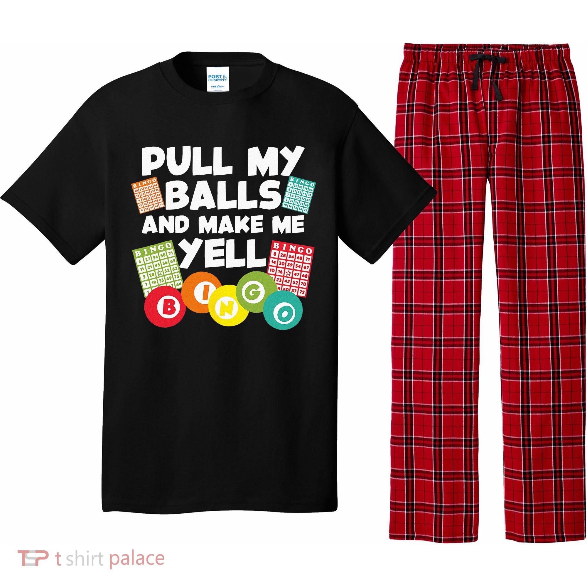 Funny Bingo For Men Women Lucky Bingo Lover Caller Gambling Pajama Set