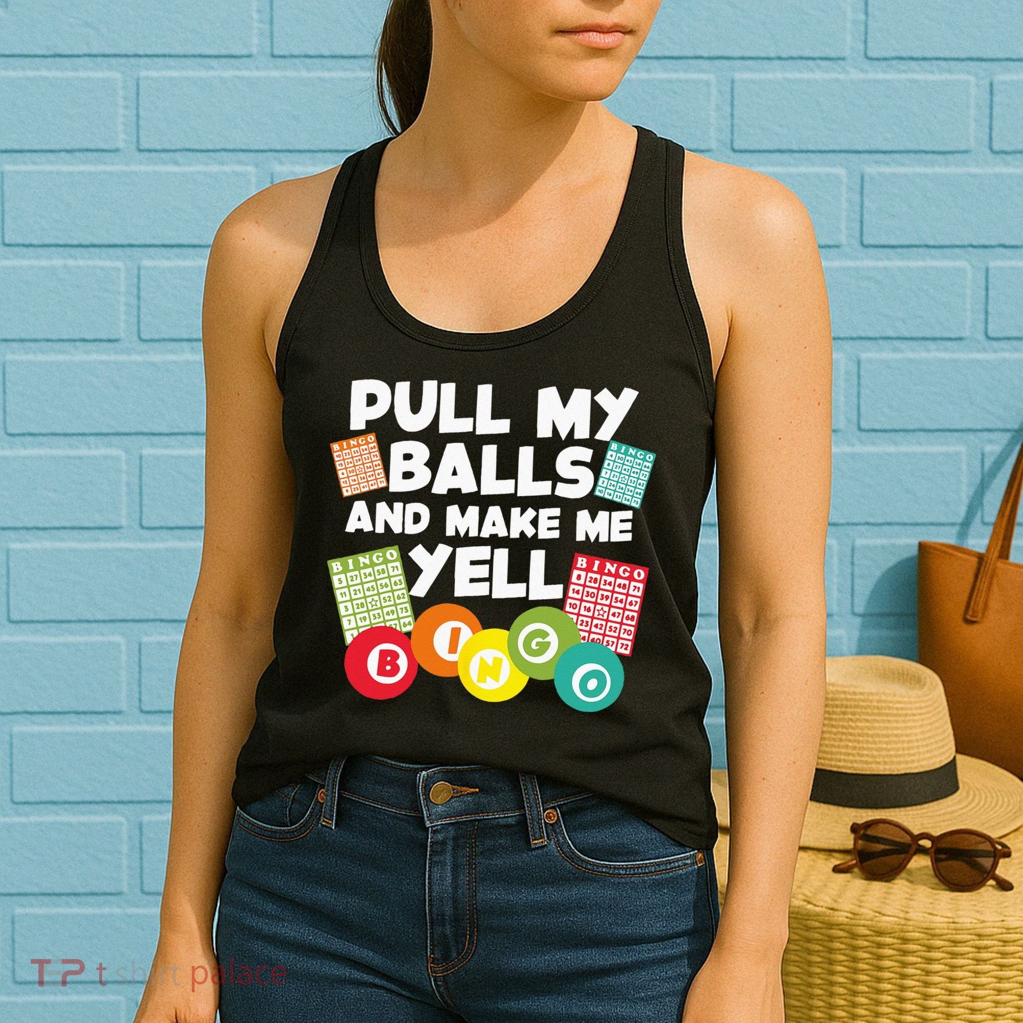 Funny Bingo For Men Women Lucky Bingo Lover Caller Gambling Women's Tank Top