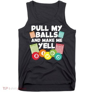 Funny Bingo For Men Women Lucky Bingo Lover Caller Gambling Tank Top