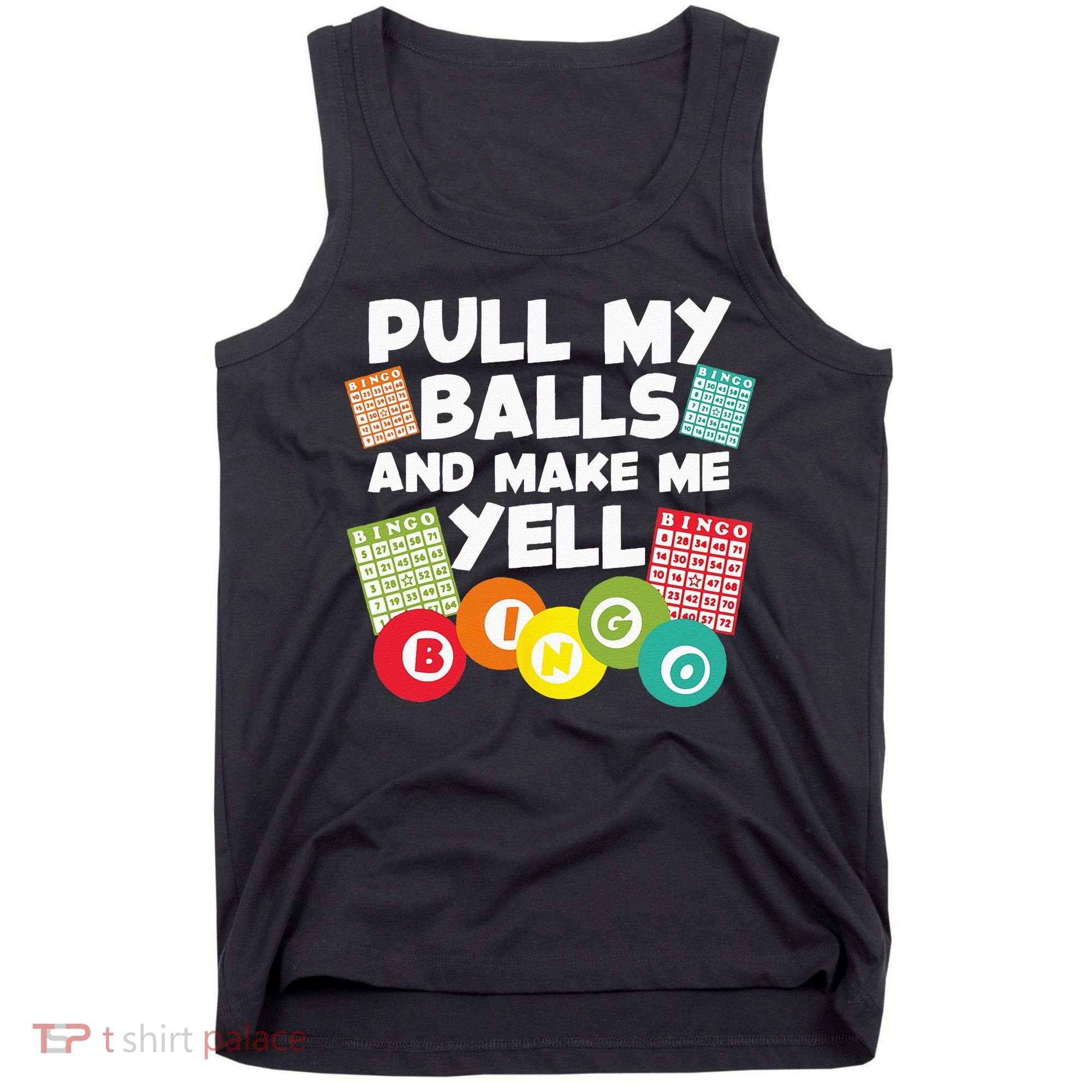 Funny Bingo For Men Women Lucky Bingo Lover Caller Gambling Tank Top
