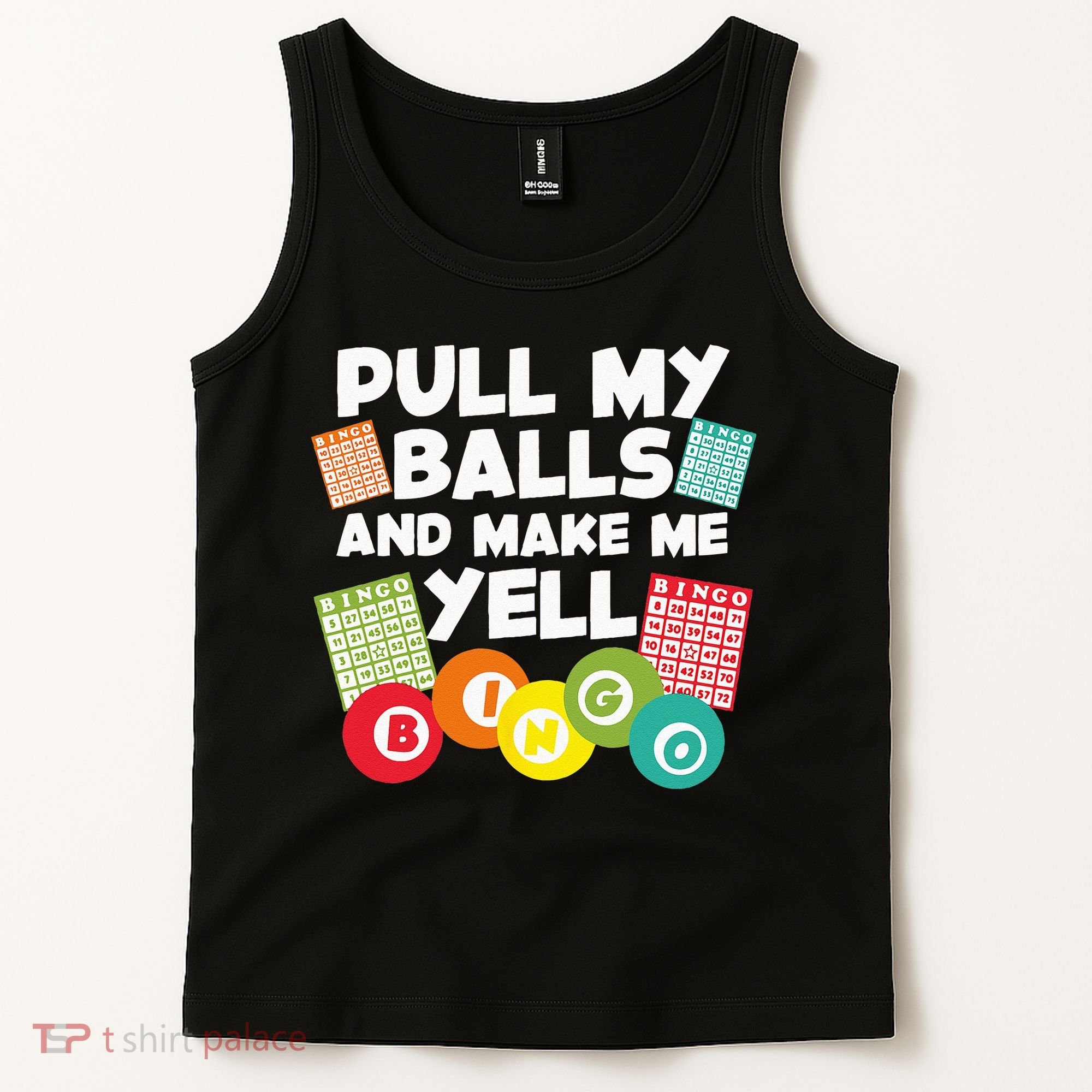 Funny Bingo For Men Women Lucky Bingo Lover Caller Gambling Tank Top