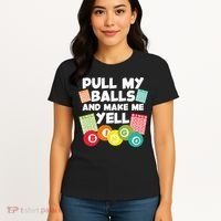 Funny Bingo For Men Women Lucky Bingo Lover Caller Gambling Women's T-Shirt thumb 4