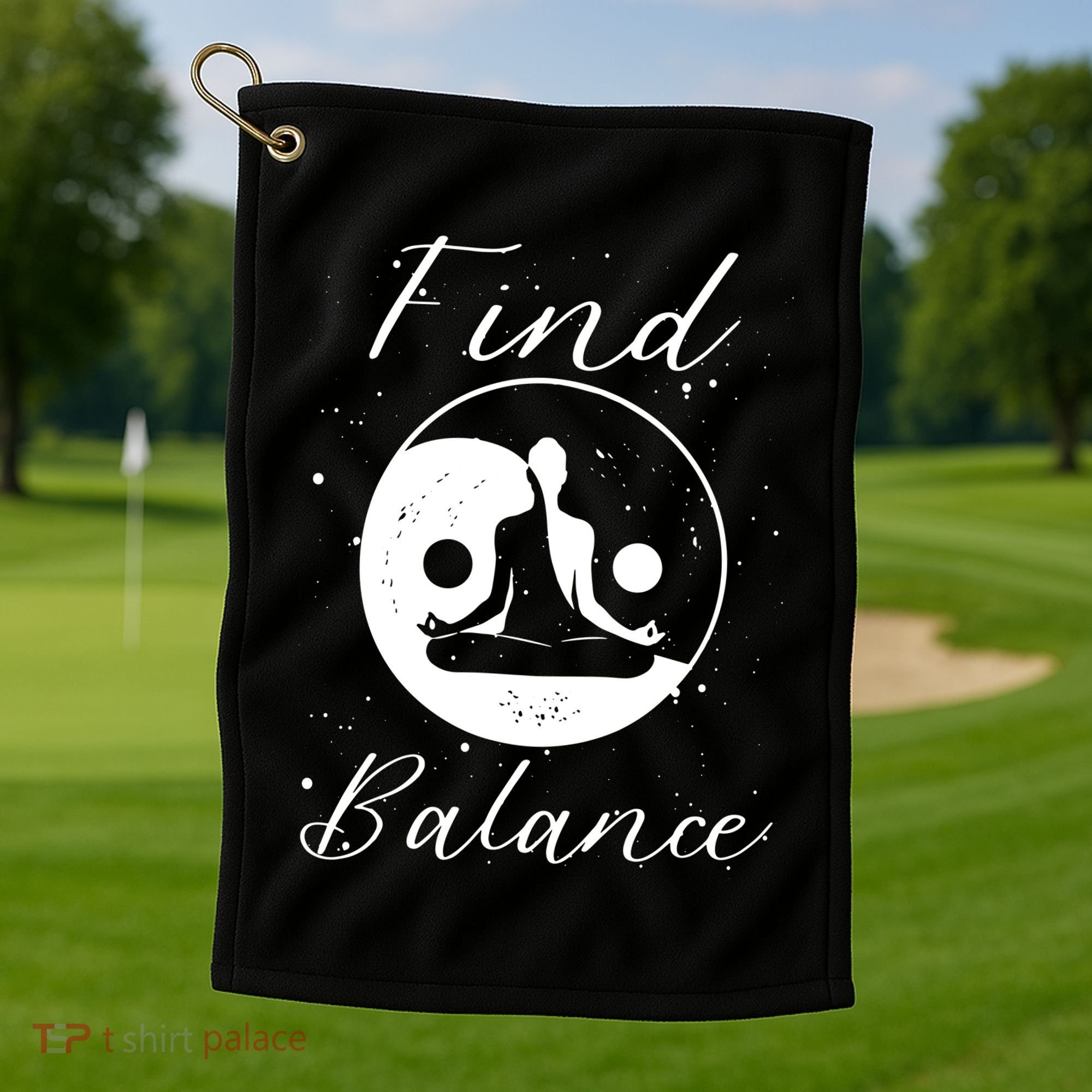 Find Balance Golf Towel