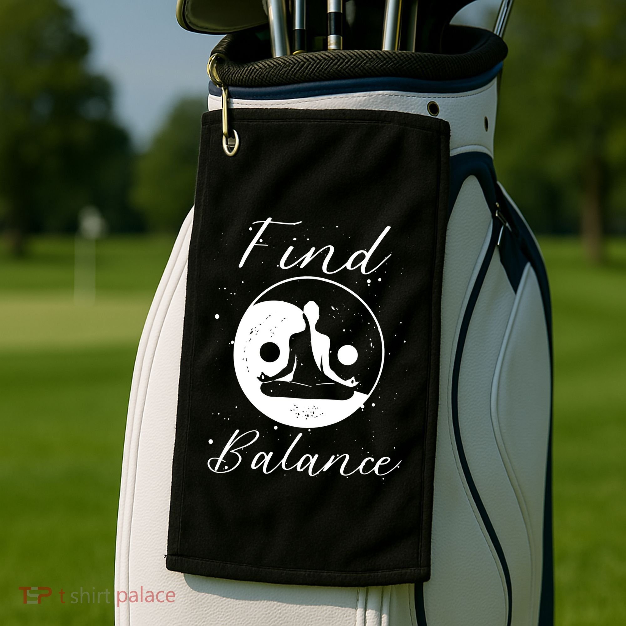 Find Balance Golf Towel