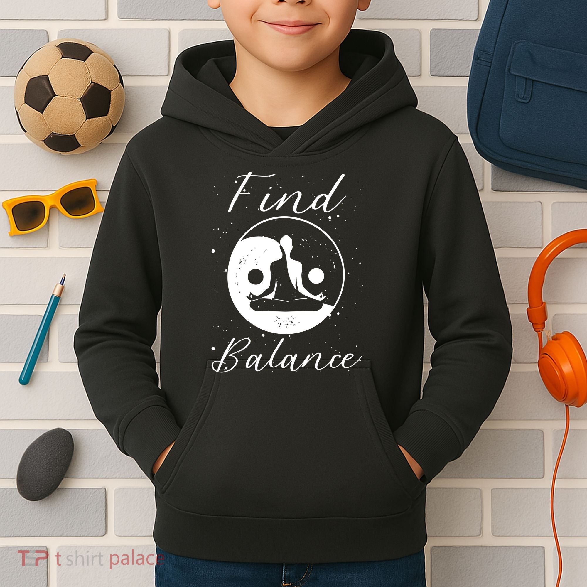 Find Balance Kids Hoodie