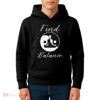 Find Balance Kids Hoodie thumb 4