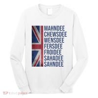 Funny British Flag Cockney Accent Days Of The Week London Long Sleeve Shirt thumb 0