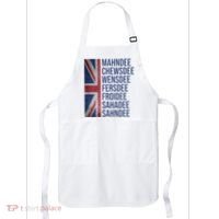 Funny British Flag Cockney Accent Days Of The Week London Apron thumb 0