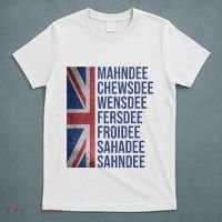 Funny British Flag Cockney Accent Days Of The Week London T-Shirt thumb 5