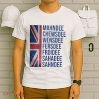 Funny British Flag Cockney Accent Days Of The Week London T-Shirt thumb 6