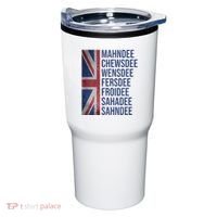Funny British Flag Cockney Accent Days Of The Week London Tumbler thumb 0