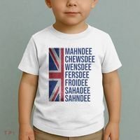 Funny British Flag Cockney Accent Days Of The Week London Toddler T-Shirt thumb 2